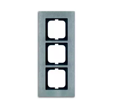 1723-860 Рамка Carat Сталь 3-постовая ABB