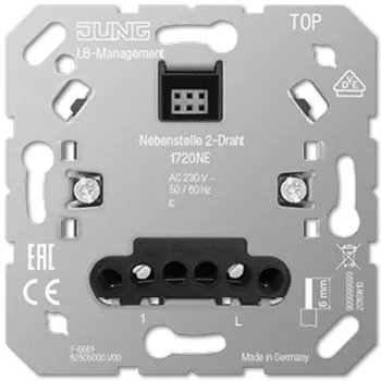 1723NE 3-х проводная вставка-спутник Jung