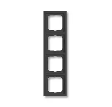 1724-181K Рамка Future Антрацит 4-постовая ABB
