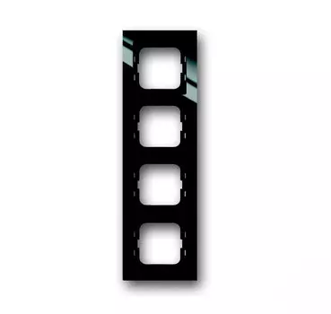 1724-281 Рамка Axcent Черный 4-постовая ABB