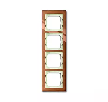 1724-283 Рамка Axcent Бронзовое стекло 4-постовая ABB