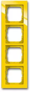 1724-285 Рамка Axcent Желтый 4-постовая ABB