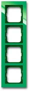 1724-286 Рамка Axcent Зеленый 4-постовая ABB
