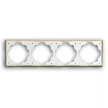 1724-73 Рамка Impuls Золото 4-постовая ABB