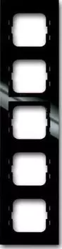 1725-295-500 Рамка Axcent Chateau-black 5-постовая ABB
