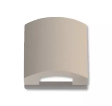 1726-0-0229 (1746-93-507), Плата центральная (промежуточное кольцо), для ТК с 50х50 мм (AMP, Brand-Rex, Rutenbeck, BTR etc.), серия Basic 55, цвет шампань, ABB