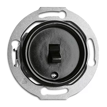 173044 Выключатель Bakelite 10A, 10 AX, AC 250V Bakelite центральная вставка и тумблер. Проходной переключатель THPG