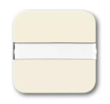 1731-0-1445 (2510 NLI-212), Клавиша для механизма 1-клавишного выключателя/переключателя/кнопки с подсвечивающимся полем для надписи (51x10 мм), серия Busch-Dur 2000 SI, цвет слоновая кость, ABB