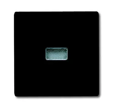 1731-0-1742 (2107-35), Клавиша для механизма 1-клавишного выключателя/переключателя/кнопки, с красной линзой (IP44), серия Allwetter 44, цвет антрацит, ABB