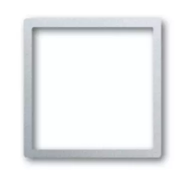 1731-0-1952 (1716-783), Плата центральная (накладка) для механизма светоиндикатора 2062 U, серия impuls, цвет серебристо-алюминиевый, ABB