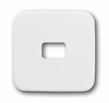 1731-0-1994 (2520-214-500), Клавиша для механизма 1-клавишного выключателя/переключателя/кнопки, с окном для символа, серия Reflex SI, цвет альпийский белый, ABB