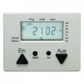 17380002 Таймер с дисплеем и подключением датчика цвет: белый, с блеском Arsys Berker