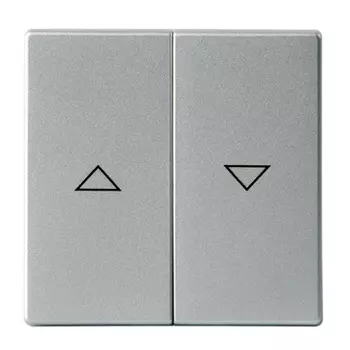 1751-0-2944 (1785 JA-83), Клавиша для механизма выключателя жалюзи 2000/4 U и 2020/4 US, с маркировкой, цвет серебристо-алюминиевый, ABB