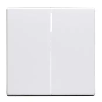 1751-0-3076 (1785-84-500), Клавиша для механизма 2-клавишных выключателей/переключателей/кнопок, цвет davos/альпийский белый, ABB