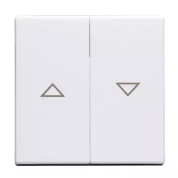 1751-0-3088 (1785 JA-84-500), Клавиша для механизма выключателя жалюзи 2000/4 U и 2020/4 US, с маркировкой, цвет davos/альпийский белый, ABB