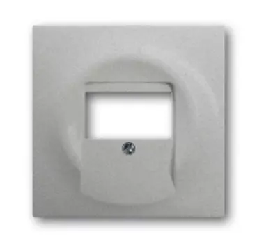 1753-0-0056 (1766-783), Плата центральная (накладка) для механизмов UAE/TAE, для 0247 и 0248, серия impuls, цвет серебристый металлик, ABB