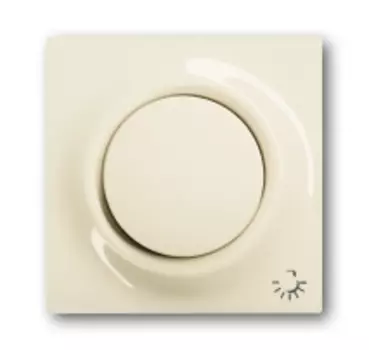 1753-0-0072 (1789 LI-72), Клавиша для механизма 1-клавишного выключателя/переключателя/кнопки, с лампой подсветки и символом "СВЕТ", серия impuls, цвет слоновая кость, ABB