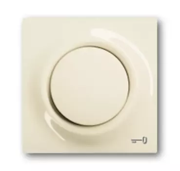 1753-0-0074 (1789 TR-72), Клавиша для механизма 1-клавишного выключателя/переключателя/кнопки, с лампой подсветки и символом "КЛЮЧ", серия impuls, цвет слоновая кость, ABB