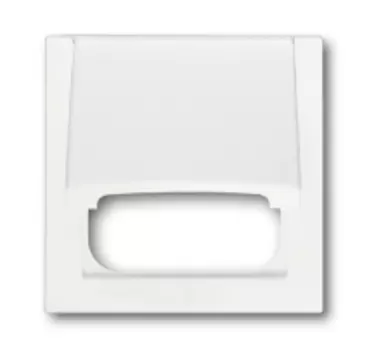 1753-0-0171 (1746-774), Накладка с кр.50x50 AMP,impuls,белый бархат, ABB
