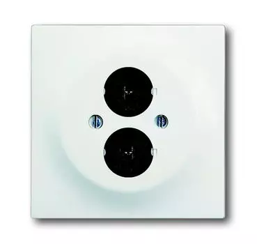 1753-0-0173 (1751-774), Плата ц.с 2-р.для LS,impuls,белый бархат, ABB