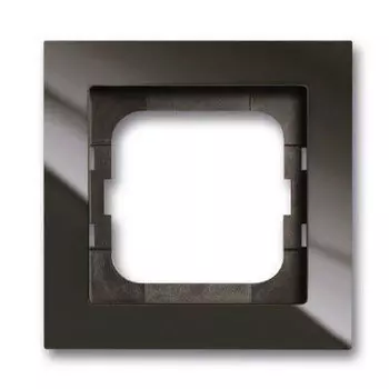 1754-0-4491 Рамка Axcent Chateau-black 1-постовая ABB