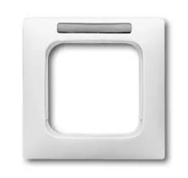 1754-0-4497 Рамка с полем для надписи Reflex SL Альпийский белый 1-постовая ABB