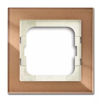 1754-0-4543 Рамка Axcent Бронзовое стекло 1-постовая ABB
