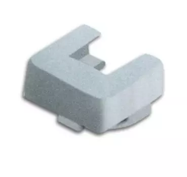 1761-0-1504 (2087-83), Ввод для кабель-каналов 15х15 мм, 19х19 мм, цвет серебристо-алюминиевый, ABB