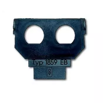 1764-0-0109 (1859 EB), Суппорт (цоколь) для 2-х разъёмов UHF, ABB