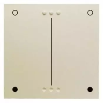 17658982 Кнопка для универсального нажимного диммера двойного включения цвет: белый, с блеском S.1 Berker