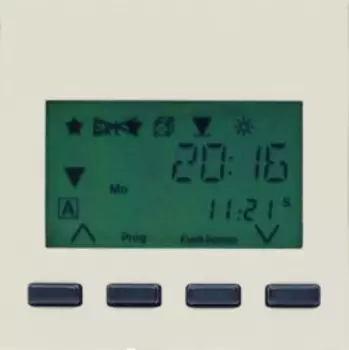 17748982 Tаймер RolloTec "Комфорт" с дисплеем цвет: белый, с блеском S.1 Berker