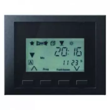 17757006 Tаймер RolloTec "Комфорт" с дисплеем и подключением датчика цвет: антрацит, матовый K.1 Berker
