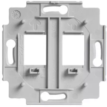 1819.02 (1819.02), Суппорт для 2хRJ-45, Keystone, AMP, ABB
