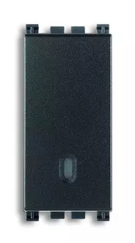 19010 Кнопка 1p nc 10a, серая Vimar Arke