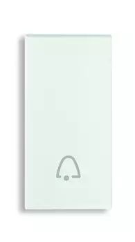 19021.C.B Клавиша на 1 модуль с симв "звонок", белая Vimar Arke