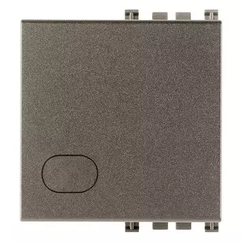 19032.M Взаимозаменяемая клавиша на 2 модуля (с подсветкой°) Под персонализацию Metall Vimar Arke