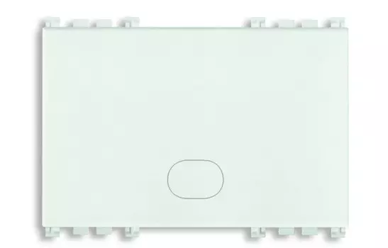 19033.B Клавиша на 3 модуля персонализируемая, белая Vimar Arke