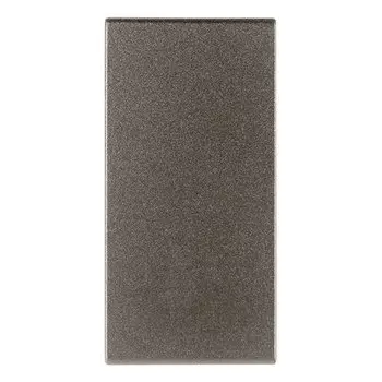 19038.M Взаимозаменяемая клавиша на 1 модуль (с подсветкой°) гладкая поверхность Metall Vimar Arke