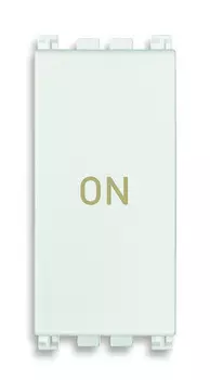 19056.34.B Кнопка 1p no+nc 10a "on", белая Vimar Arke
