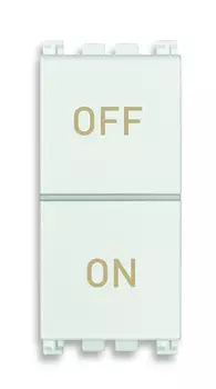 19058.B 2кнопки no+nc 10a, белые Vimar Arke