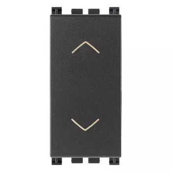 19061 Выключатель 250 В~ Кнопка переключателя 2П 10 A, выключение в центральном положении. Серый Vimar Arke