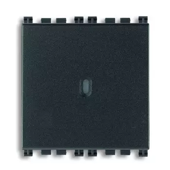 19108.2 Кнопка 1p коаксиальная no 10a 2м, серая Vimar Arke