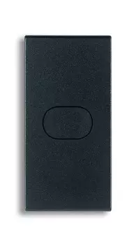 19131.0 Клавиша для коаксиальных устройств на 1 модуль персонализируемая, серая Vimar Arke