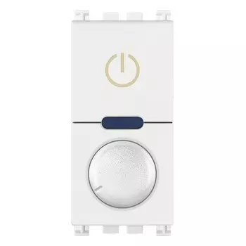 19136.1.B Диммер MASTER, универсальная, потенциометр Белый Vimar Arke