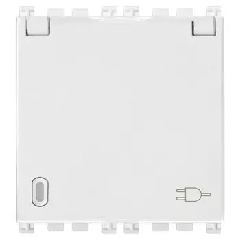 19208.FX.C.B Розетка по немецкому стандарту 250 В~, быстросоединяемые клеммы белая Vimar Arke