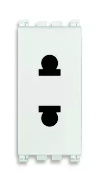 19234.B 16A США + ЕС розетка SICURY ?4,8 мм Белая Vimar