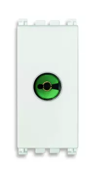 19314.B Розетка tv проходная40-862mhz 20db, белая Vimar Arke