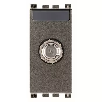 19318.M Розетка tv tipo f, metall Vimar Arke