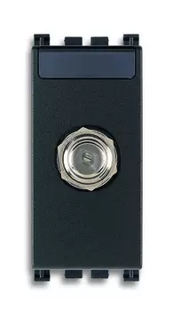 19318 Розетка tv tipo f, серая Vimar Arke