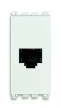 19320.B Розетка штеккер rj11 6/4, белая Vimar Arke